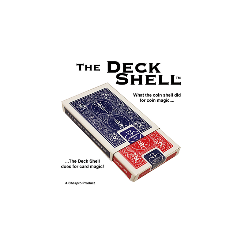 Deck Shell 2.0 Set (Red Bicycle) by Chazpro Magic - Trick wwww.magiedirecte.com