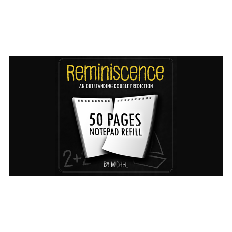 Refill for Reminiscence (50 pages) by Michel - Trick wwww.magiedirecte.com
