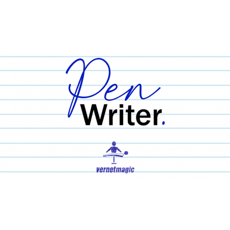 PEN WRITER Black (Gimmicks and Online Instructions) by Vernet Magic - Trick wwww.magiedirecte.com
