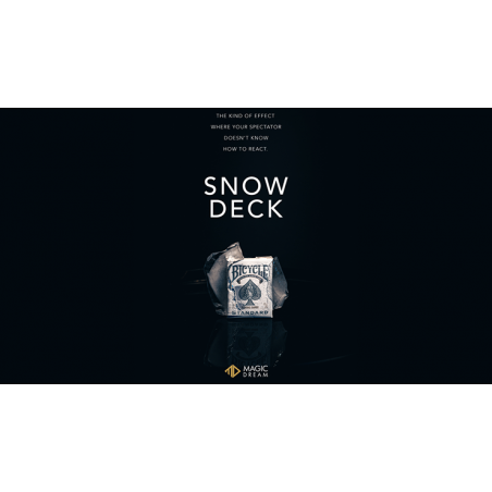 SNOW DECK By Yoan TANUJI & Magic Dream (Gimmicks and Online Instructions) - Trick wwww.magiedirecte.com