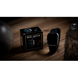 REEL WATCH - Stainless with black band smart watch (KEVLAR) by Uday Jadugar - Trick wwww.magiedirecte.com