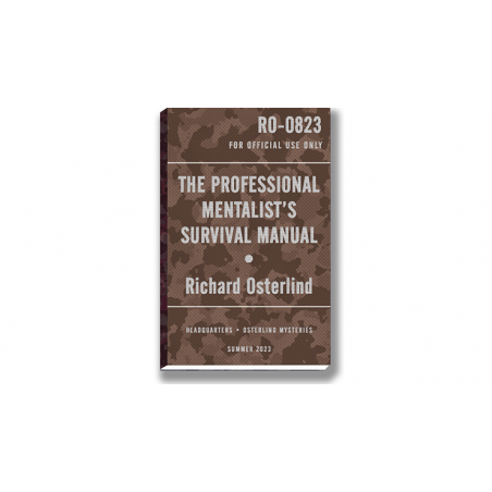 The Professional Mentalist's Survival Manual  by Richard Osterlind - Book wwww.magiedirecte.com