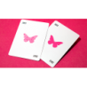 Butterfly Worker Marked Playing Cards (Pink) by Ondrej Psenicka wwww.magiedirecte.com