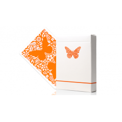 Butterfly Worker Marked Playing Cards (Orange) - Ondrej Psenicka wwww.magiedirecte.com