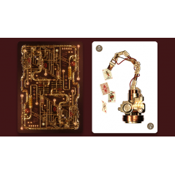 Victorian Steampunk (Gold) Playing Cards wwww.magiedirecte.com