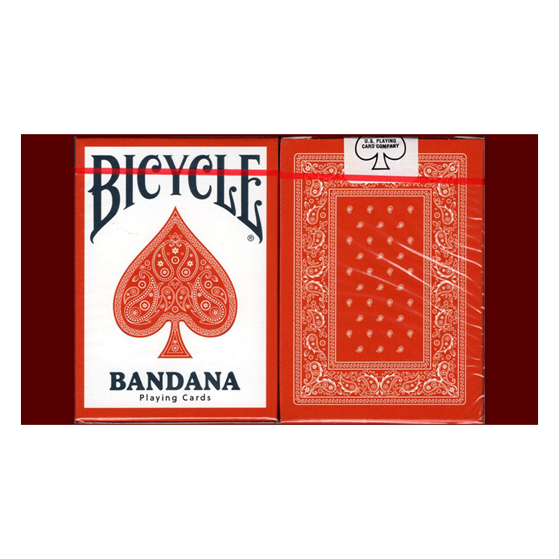 Bicycle Bandana Stripper (Red) Playing Cards wwww.magiedirecte.com