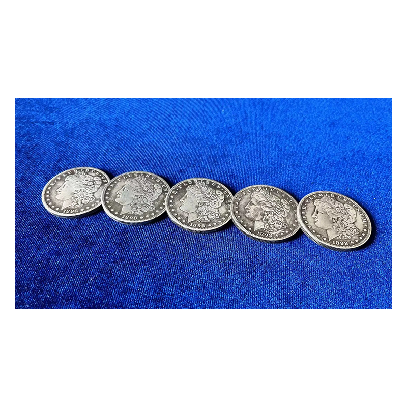 NORMAL MORGAN COIN (5 Dollar Sized Replica Coins) - N2G wwww.magiedirecte.com