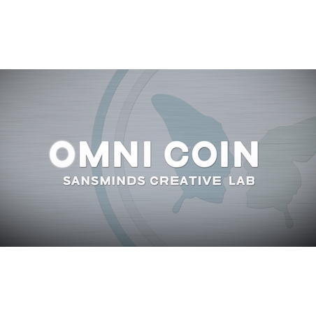 Omni Coin US version (DVD and  2 Gimmicks) by SansMinds Creative Lab - Trick wwww.magiedirecte.com