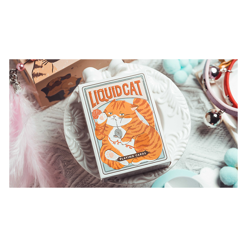 Liquid Cat Playing Cards by 808 Magic and Bacon Playing Card wwww.magiedirecte.com