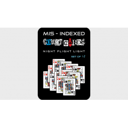 Mis-Indexed Court Cards (LIGHT) - Pack of 12 by Steve Dela - Trick wwww.magiedirecte.com