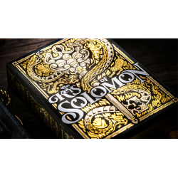 The Keys of Solomon: Golden Grimoire Playing Cards by Riffle Shuffle wwww.magiedirecte.com