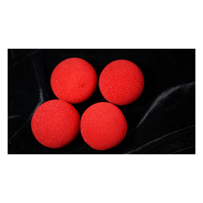 New Sponge Ball (Red) - TCC (Sponge balls and online instructions) wwww.magiedirecte.com