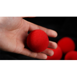 New Sponge Ball (Red) - TCC (Sponge balls and online instructions) wwww.magiedirecte.com