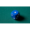 REPLACEMENT DIE BLUE (GIMMICKED) FOR MENTAL DICE by Tony Anverdi - Trick wwww.magiedirecte.com