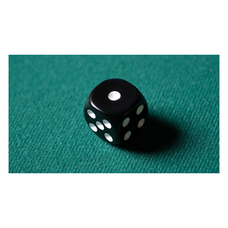 REPLACEMENT DIE BLACK (GIMMICKED) FOR MENTAL DICE - Tony Anverdi wwww.magiedirecte.com