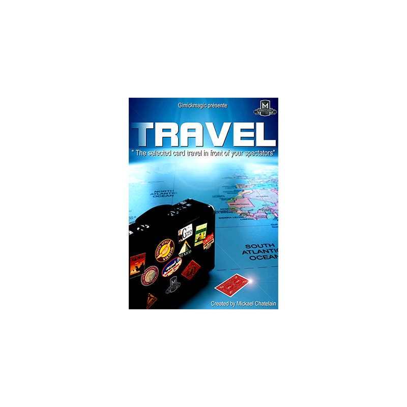 TRAVEL (Red) by Mickael Chatelain - Trick wwww.magiedirecte.com