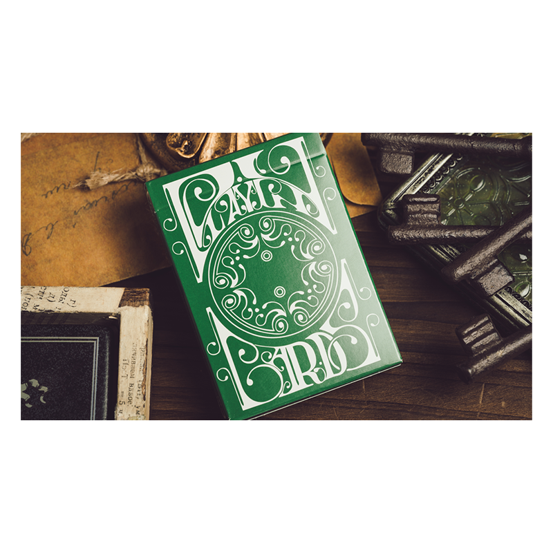 Smoke & Mirrors V9 (Green Edition) Playing Cards by Dan & Dave wwww.magiedirecte.com