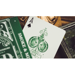 Smoke & Mirrors V9 (Green Edition) Playing Cards by Dan & Dave wwww.magiedirecte.com