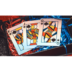 Limited Holographic Edition Surprise Deck V5 (Red) - Bacon Playing Card Company wwww.magiedirecte.com