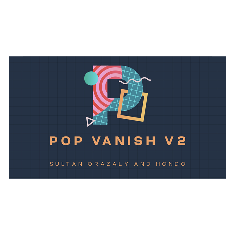 Pop Vanish 2 BLUE (Gimmicks and Online Instruction) by Sultan Orazaly & Hondo  - Trick wwww.magiedirecte.com