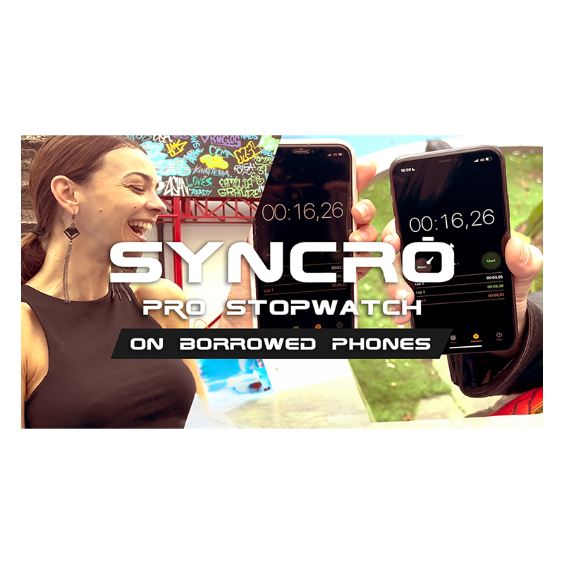 Syncro - Pro Stopwatch by Magic Pro Ideas  - Trick wwww.magiedirecte.com
