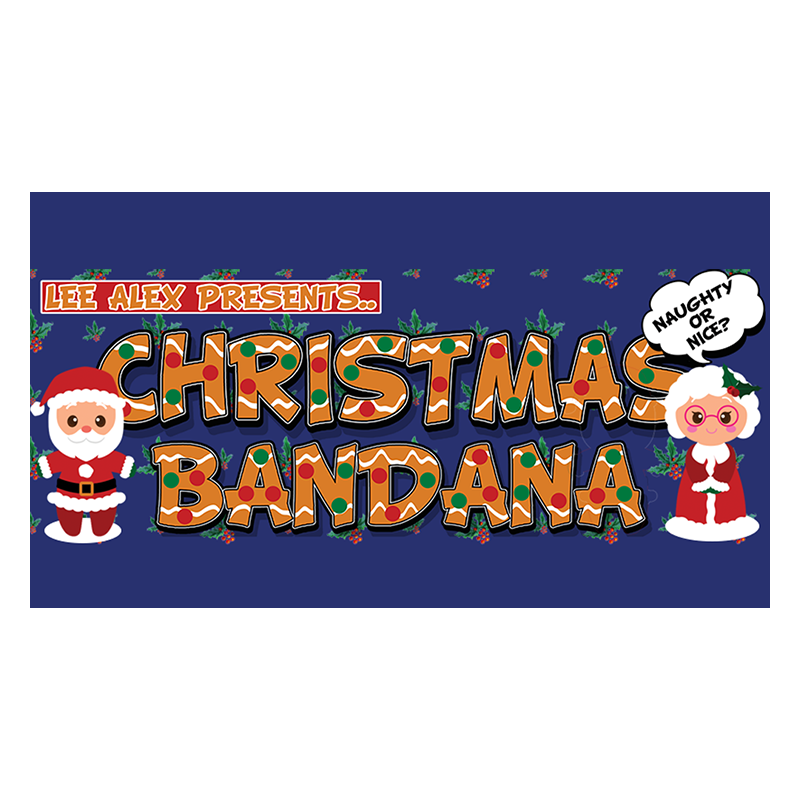 Christmas Bandana 2023 by Lee Alex - Trick wwww.magiedirecte.com