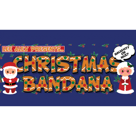 Christmas Bandana 2023 by Lee Alex - Trick wwww.magiedirecte.com