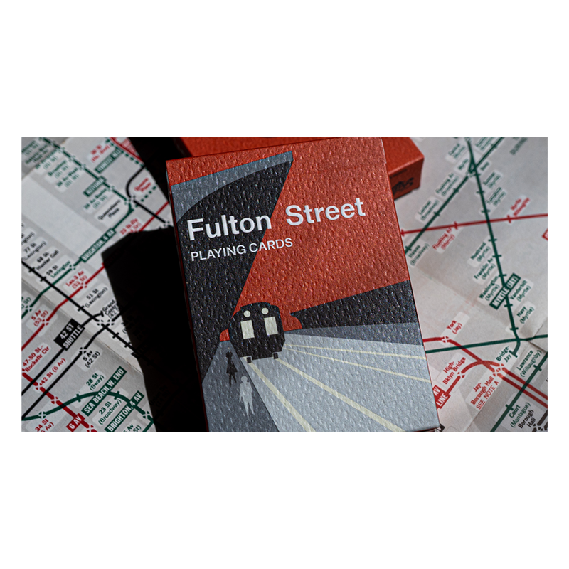 Fulton Street 1958 Edition Playing Cards wwww.magiedirecte.com