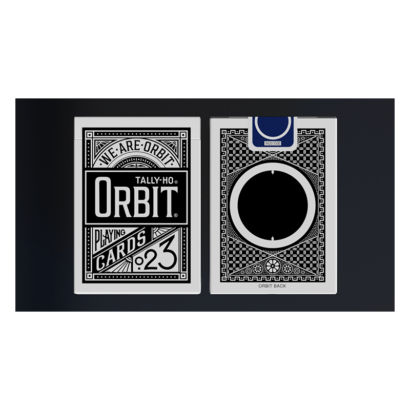 Orbit Tally Ho Circle Back (Black) Playing Cards wwww.magiedirecte.com
