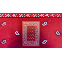 Gilded Bicycle Bandana (Red) Playing Cards wwww.magiedirecte.com