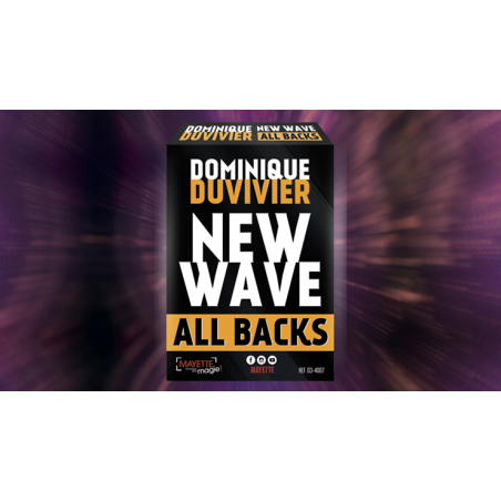 New Wave All Backs (Gimmicks and Online Instructions) by Dominique Duvivier - Trick wwww.magiedirecte.com