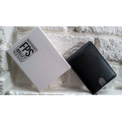 FPS Wallet True Black Leather (Gimmicks and Online Instructions) by Magic Firm - Trick wwww.magiedirecte.com