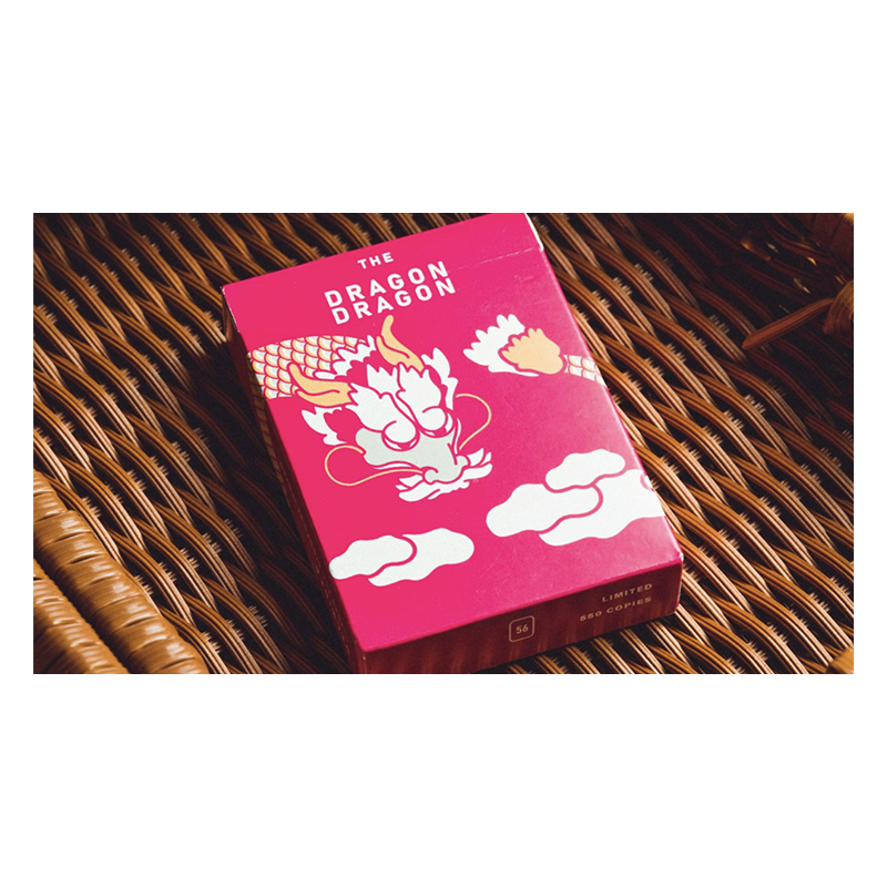 The Dragon (Pink Gilded) Playing Cards wwww.magiedirecte.com