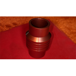 Penny Tube (Aluminum Red) by Chazpro Magic - Trick wwww.magiedirecte.com