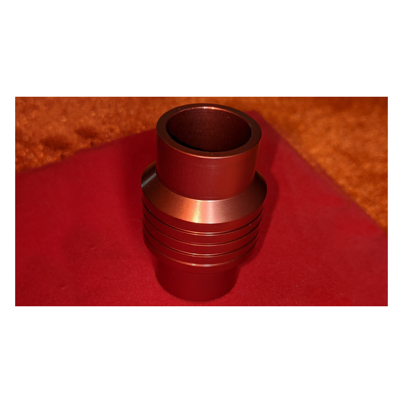 Penny Tube (Aluminum Red) - Chazpro Magic wwww.magiedirecte.com