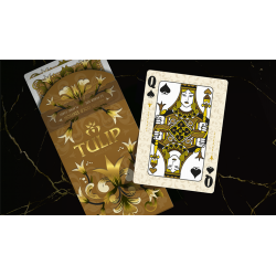 Grand Tulip Gold Playing Cards wwww.magiedirecte.com