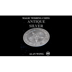 Magic Wishing Coins Antique Silver (12 Coins) by Alan Wong - Trick wwww.magiedirecte.com