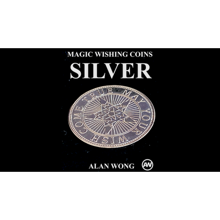 Magic Wishing Coins Silver (12 Coins) by Alan Wong - Trick wwww.magiedirecte.com