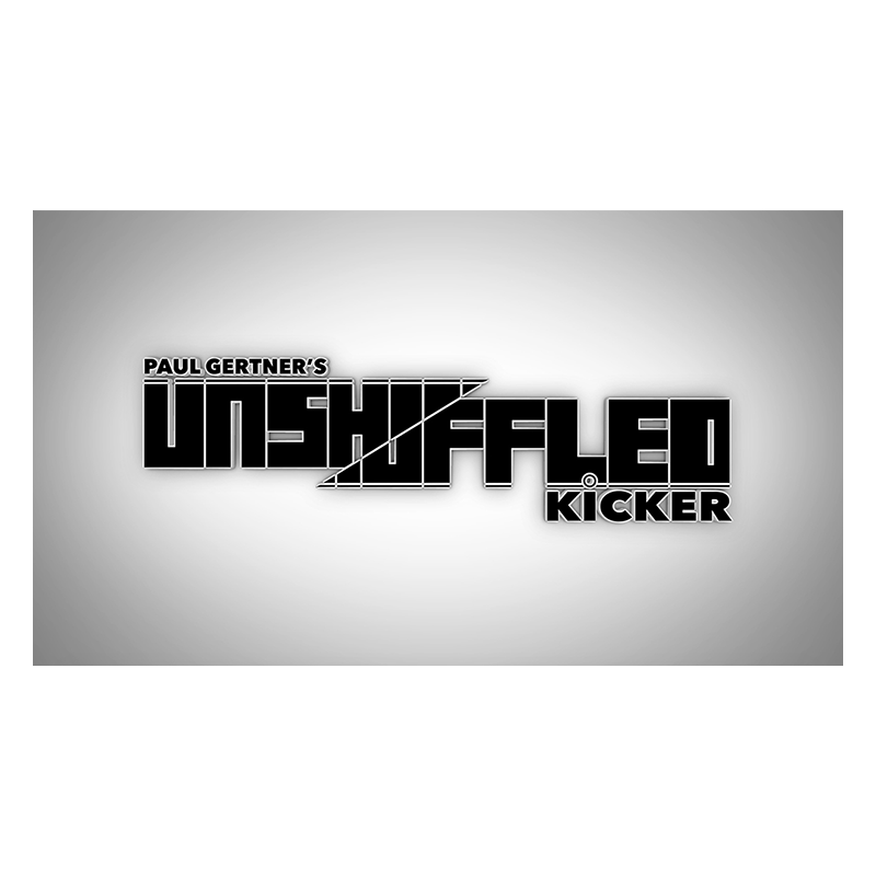 Unshuffled Kicker (Gimmick and Online Instructions) by Paul Gertner - Trick wwww.magiedirecte.com