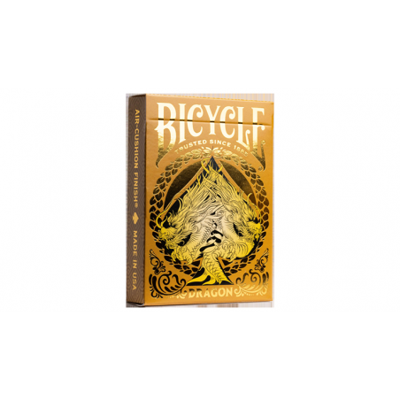 Bicycle Gold Dragon Playing Cards by US Playing Card Co wwww.magiedirecte.com