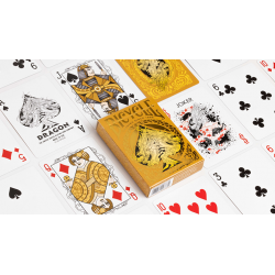 Bicycle Gold Dragon Playing Cards by US Playing Card Co wwww.magiedirecte.com