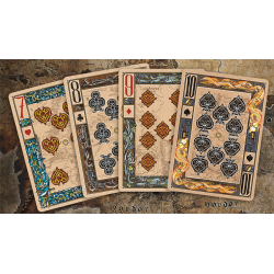 The Lord of the Rings - Two Towers Playing Cards (Gilded Edition) by Kings Wild wwww.magiedirecte.com