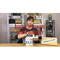 LICENSE PLATE PREDICTION - TEXAS (Gimmicks and Online Instructions) by Martin Andersen - Trick wwww.magiedirecte.com