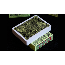 FULTON'S Day Of The Dead Green Edition Playing Cards wwww.magiedirecte.com