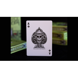 FULTON'S Day Of The Dead Green Edition Playing Cards wwww.magiedirecte.com