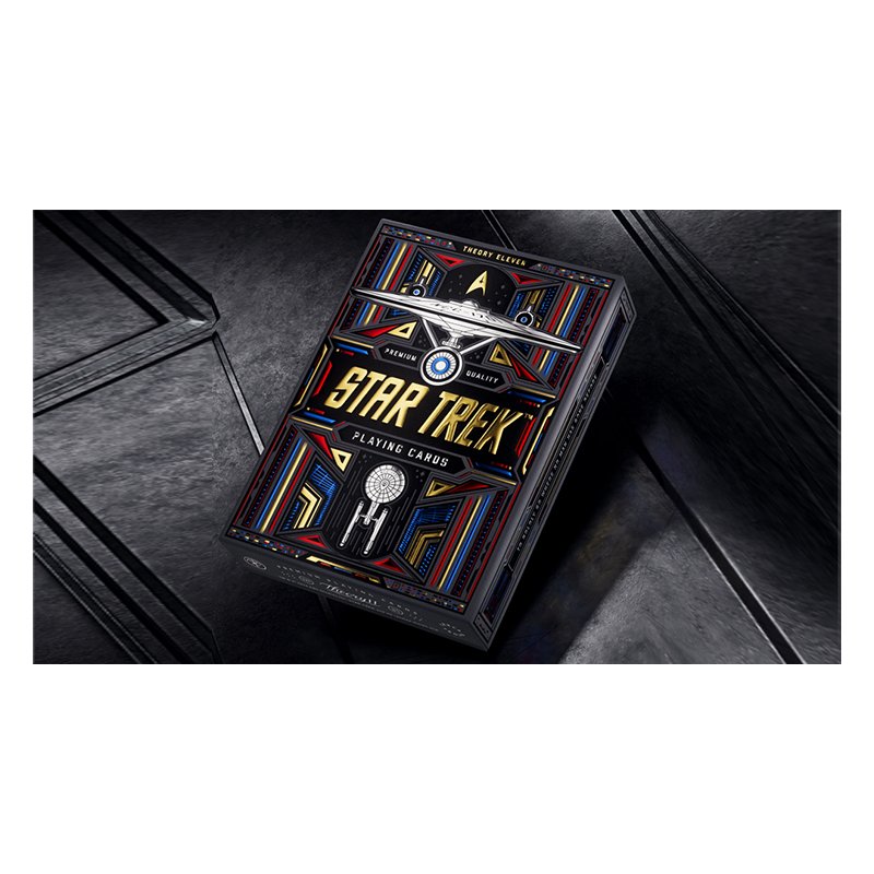 Star Trek Dark Edition (Black) Playing Cards by theory11 wwww.magiedirecte.com