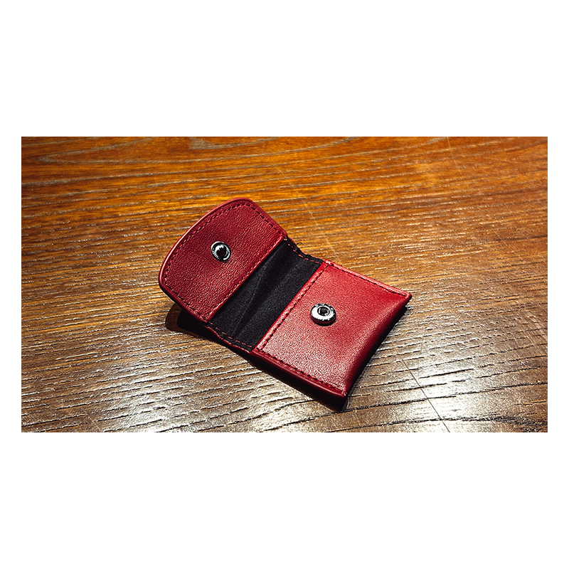 The Cowhide Coin Wallet (Red) - Bacon Magic wwww.magiedirecte.com