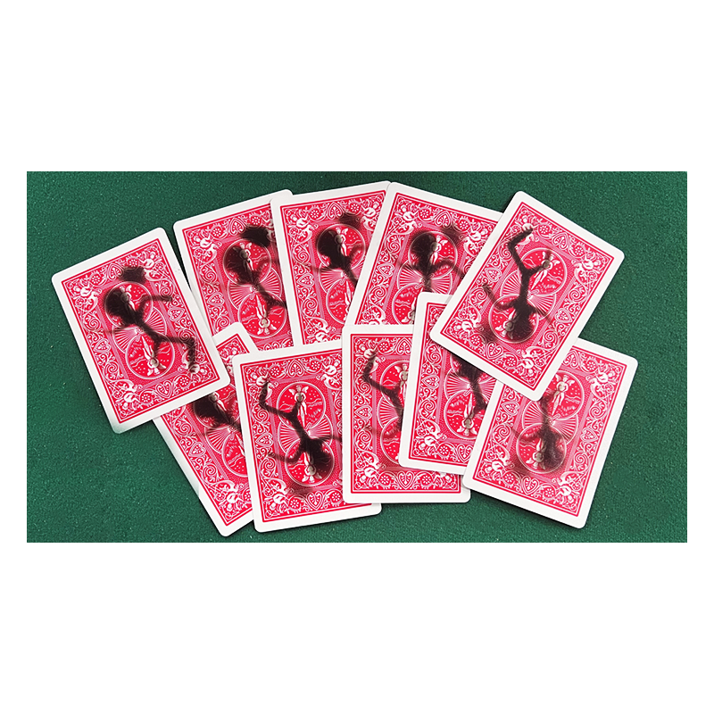 Stickman Bob SMOKED CARDS (Pack of 10) - Trick wwww.magiedirecte.com