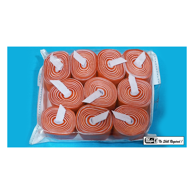 Mouth Coil 60ft/10ct (Orange/White) - Mr. Magic wwww.magiedirecte.com