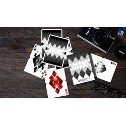 Diamon Playing Cards N°10 Black and White wwww.magiedirecte.com